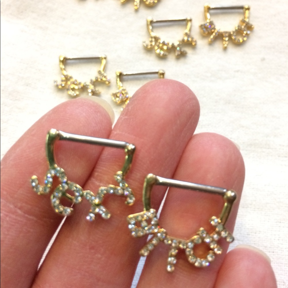 14 Gauge “Sexy Bitch” Nipple Clickers
